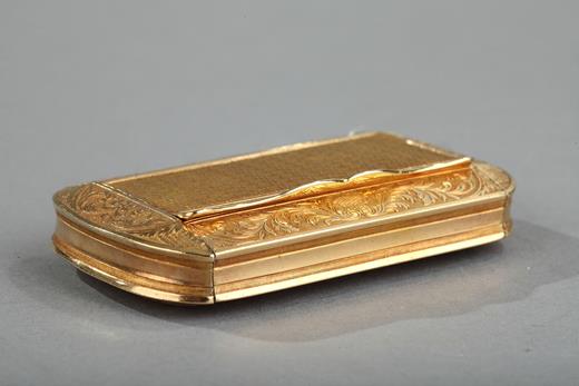 box, gold, Restauration, 19th century