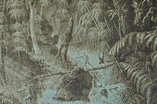 boxe, gold, eglomized, Napoli, Fixe under glass, tortoishell, 19th, Century, Pompei