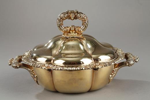 silver, Odiot, Empire, Napoléon, OILLE TUREEN, Restauration, 19th, century, terrine 