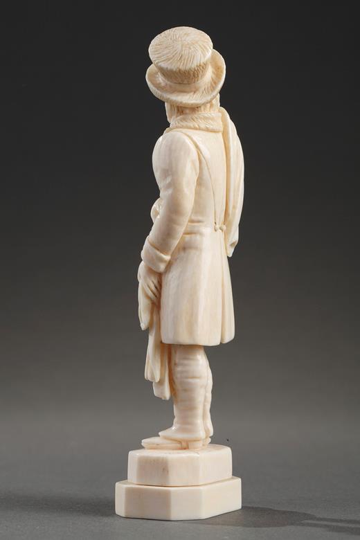ivory, dieppe, sculpture, figures, 19th, century, Migeon, street trades, Callot