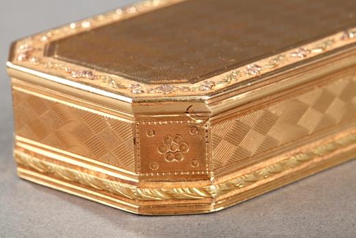 gold, box, snuff box, 18th century, swiss