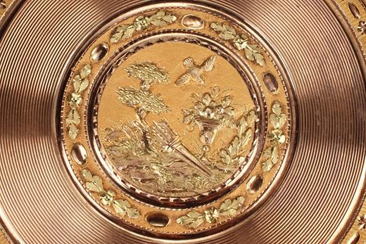 gold, 18th century, tortoishell, box, trophy