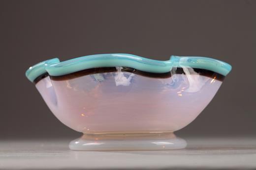 opaline, pink, blue, Charles X, restauration, crystal, Baccarat, Saint-Louis