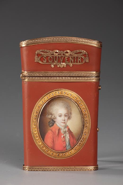 case, 18th century, Louis XVI, vernish, miniature, Mozart, Louis XVI, tablet, ivory