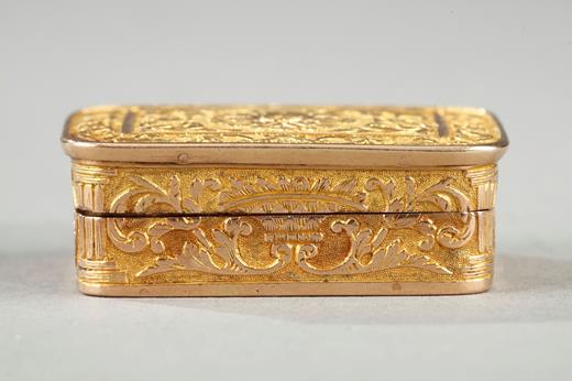 vinaigrette, gold, Restauration, 19th century, perfum