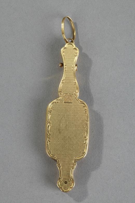 gold, lorgnette, glass, 19th century
