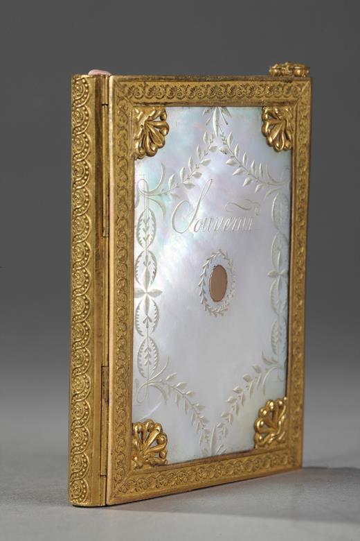 card, mother-of-pearl, dance, case, Charles X, 19th century