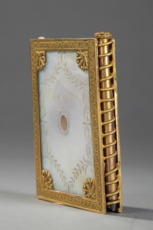 card, mother-of-pearl, dance, case, Charles X, 19th century