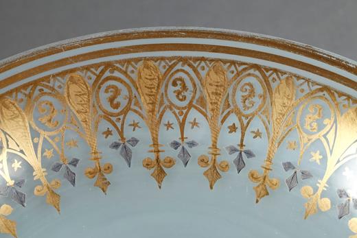 Charles X Opaline Cup. Neogothic style.  