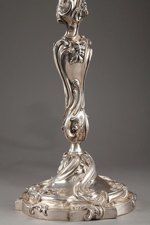 silver, candelabra, Boin Taburet, 1880, Victoria, Napoleon III, 19th century