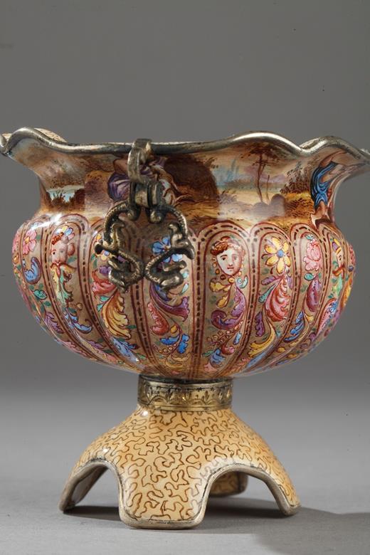 enamel, vienna, viennese, Herman Bohm, 19th, century, cup