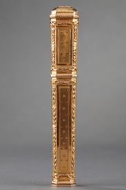 GOLD CASE FOR WAX.<br>
LOUIS XVI PERIOD.