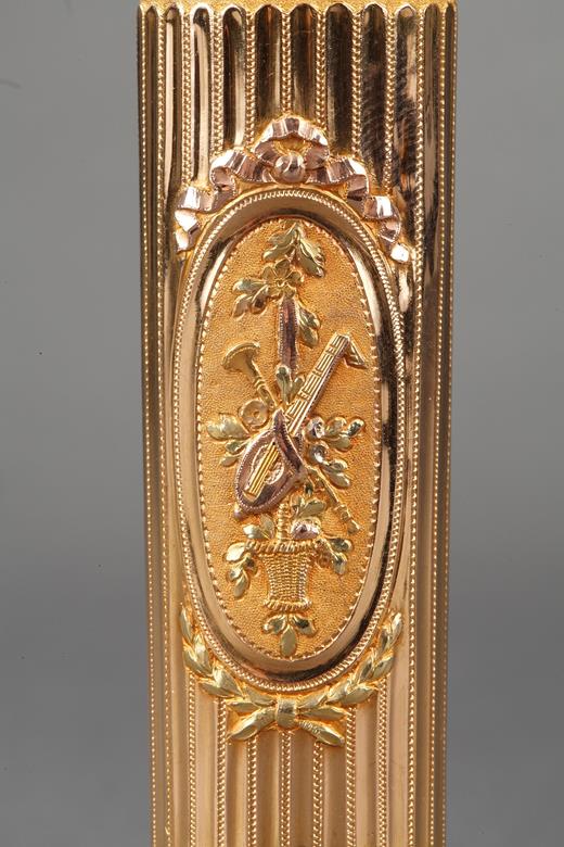 seal, gold, wax, Louis XVI, 18th century, trophies,