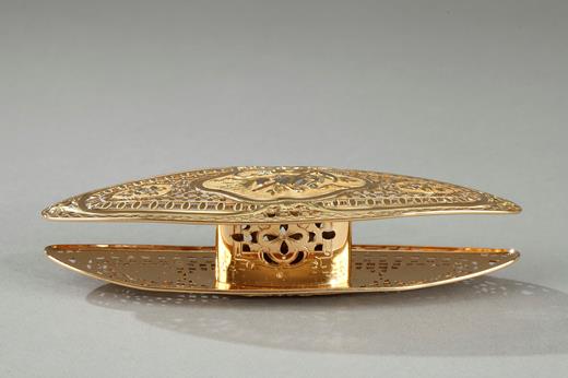 shuttle, gold, knotting, Versailles, Louis XV, Nattier, trophies, 18th, century
