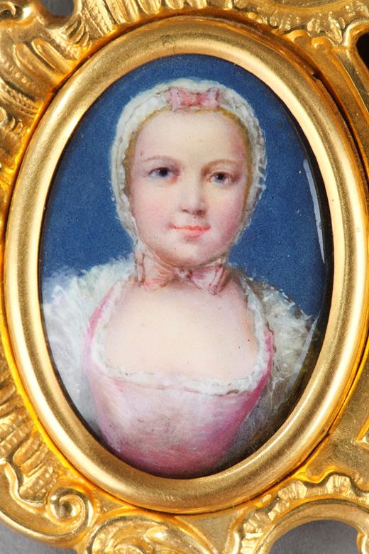 portraits of the child Count of Artois Charles X and her sister Clothilde 