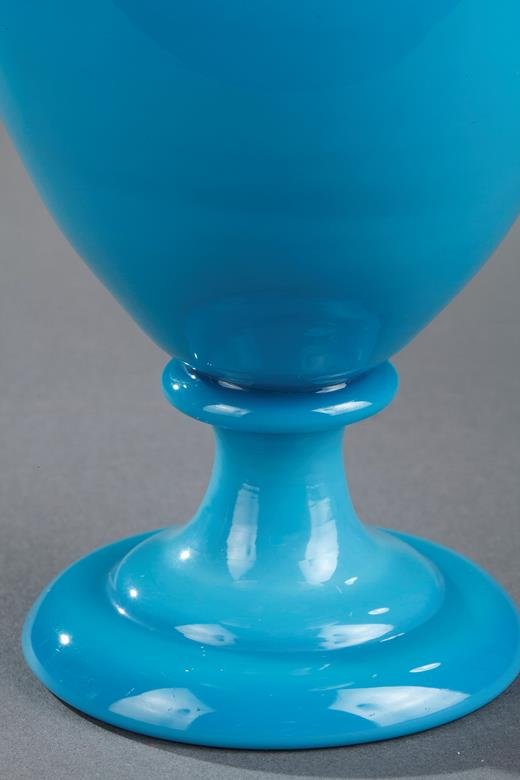 19th century opaline vase, Charles X