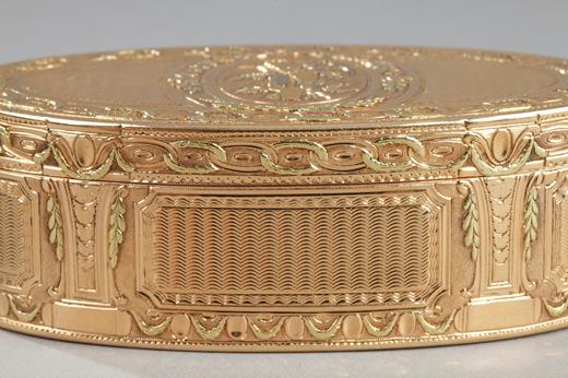Louis XVI Gold Box, from the 18th century