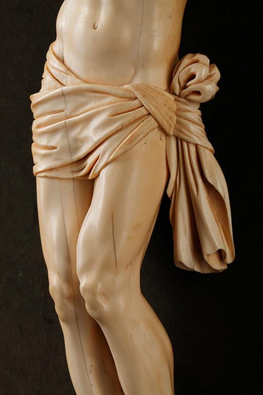 18th Century Ivory Figure of the crucified Christ