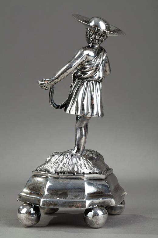   Portuguese Toothpick holder in siver 19th century  