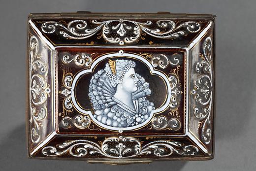 Limoges, enamel, copper, 19th century, jewellery, Victorian, Napoléon III