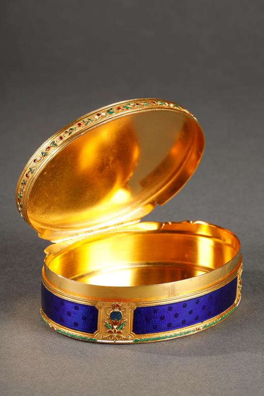 gold, enamel, swiss, box, snuff-box, 18th cnetury, prestige, antique