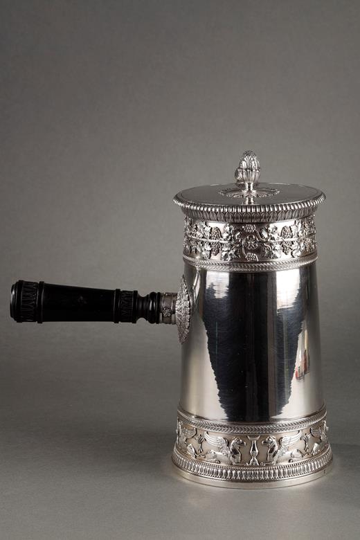 Odiot, coffee, pot, silver, 1900, 19th century, Empire