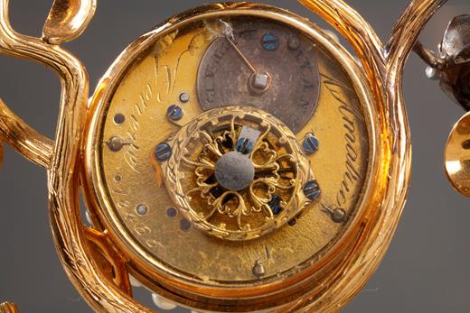clock, rubies, 18th, century, pearls, Geneva, Swiss, gold, agate, Almaric