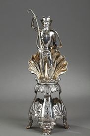 19th century silver Toothpick holder. 
