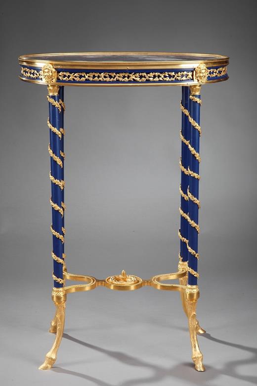 French gueridon table ormolu and marble 19 th century antiques purchase  