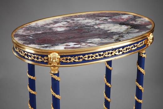 French gueridon table ormolu and marble 19 th century antiques purchase  