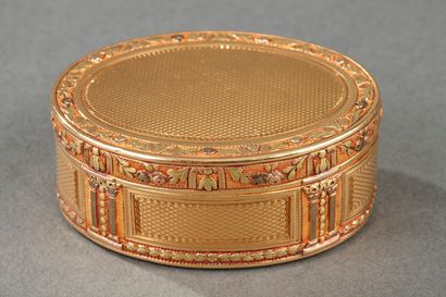 Louis XVI Gold snuff box Circa 1778