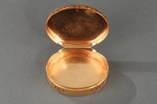 box, snuff box, 18 century snuffbox, gold, neo classical, antiques