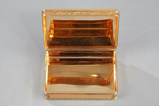 snuff box, gold snuff box, miniature, ivoty, 19 century , Joseph Alphonse Boichard.