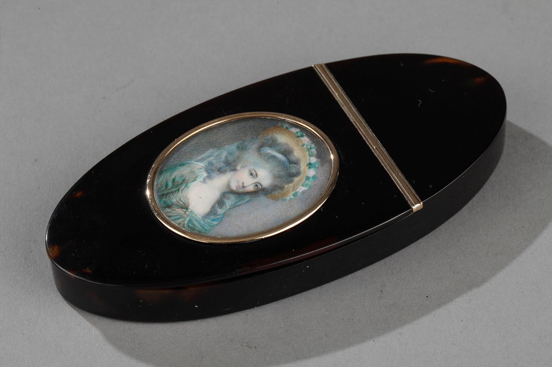 box, ivory, miniature, tortoishell, gold, 18th century, 18th century, Marie-Antoinette