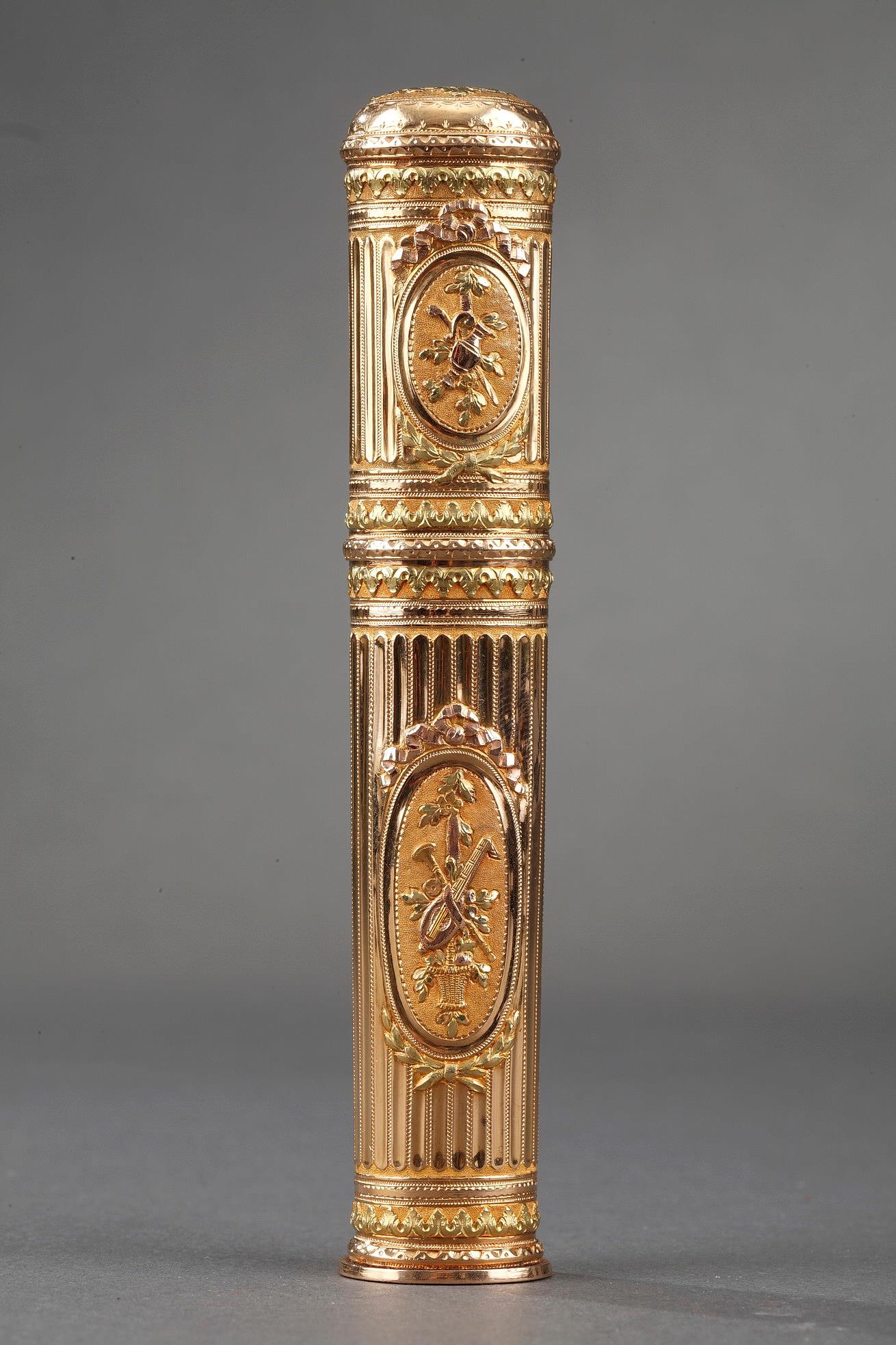 seal, gold, wax, Louis XVI, 18th century, trophies,