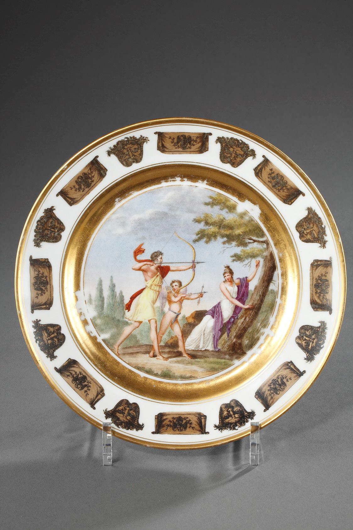 Empire plate by Stone, Coquerel and Legros in Paris.