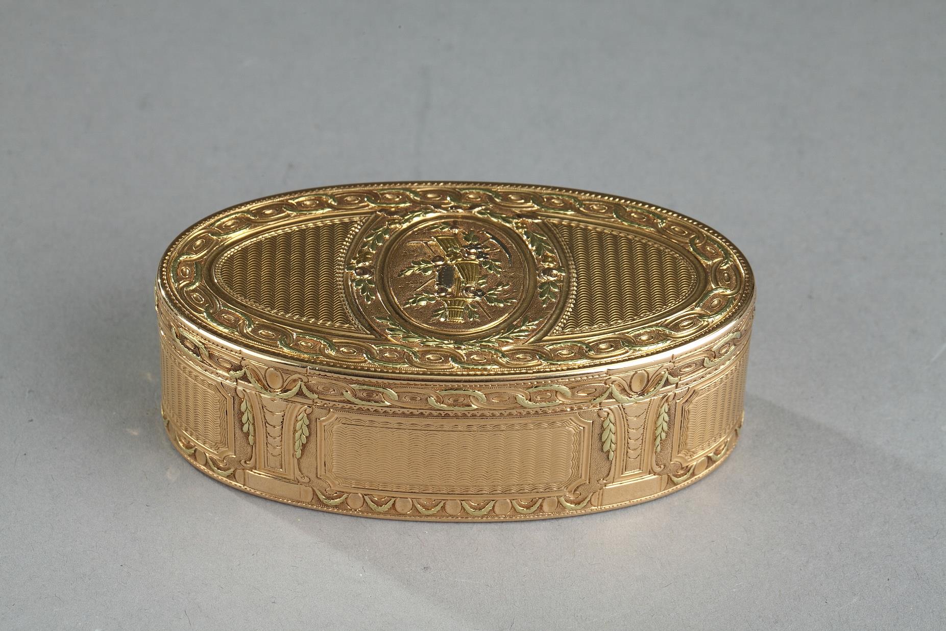 Louis XVI Gold snuff box. 1780.